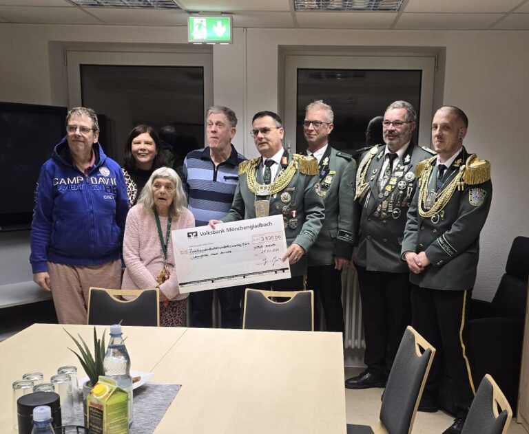 Spende des Königshauses der St. Sebastianus Bruderschaft